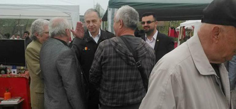 Mircea Geoană în mijlocul liderilor PSRO Reșița